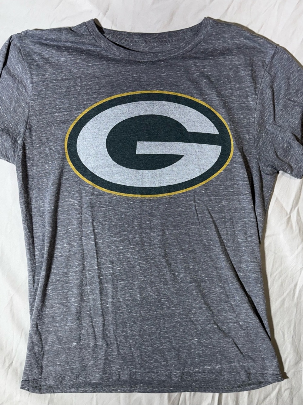 NFL Gray Men Tee with Green Bay Packers G Logo